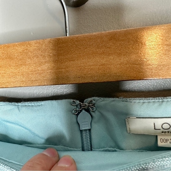 Loft straight linen blend mini skirt - Picture 6 of 9